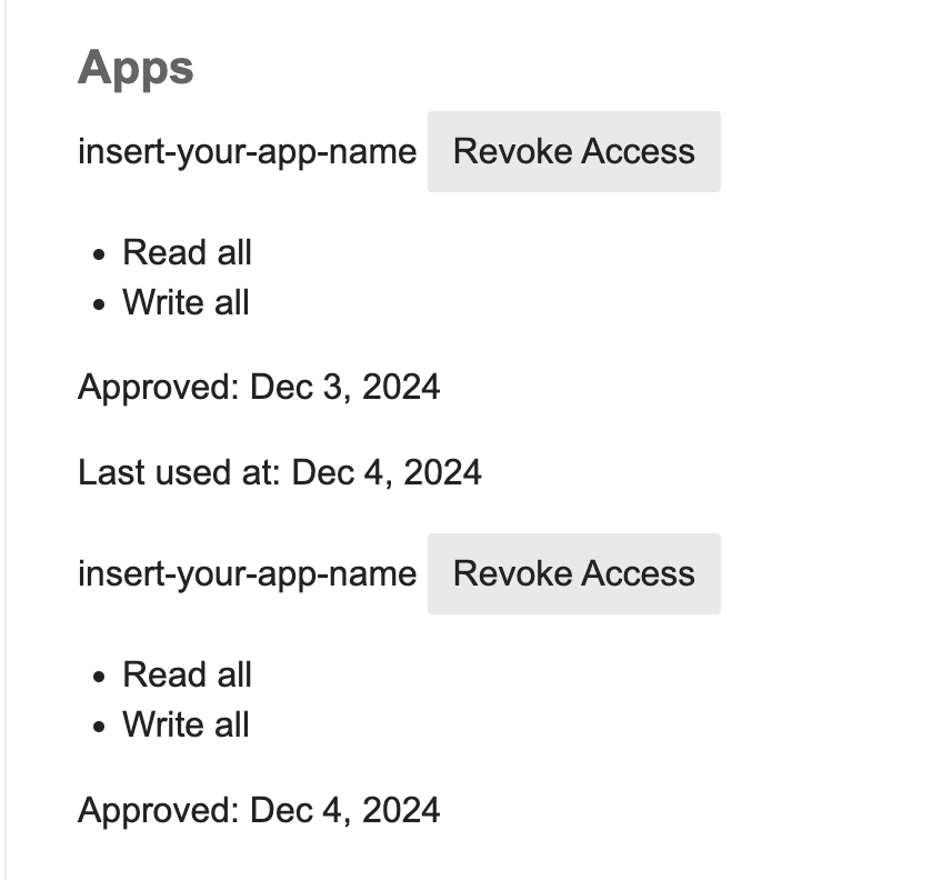 Profile App Page